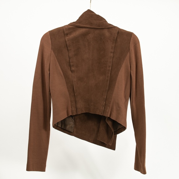 Ladies Small BCBGMAXAZRIA Zip up Velvet Jacket - Picture 2 of 5